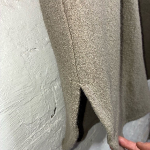 Wilfred Free Aritzia The Ganna Quilted Wool Shirt Jacket Shacket Brown XS - Picture 6 of 11